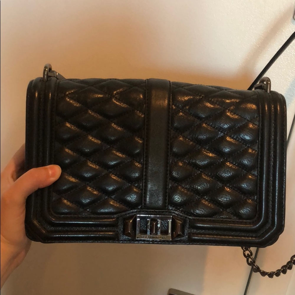 EUC Rebecca Minkoff Quilted Love Crossbody